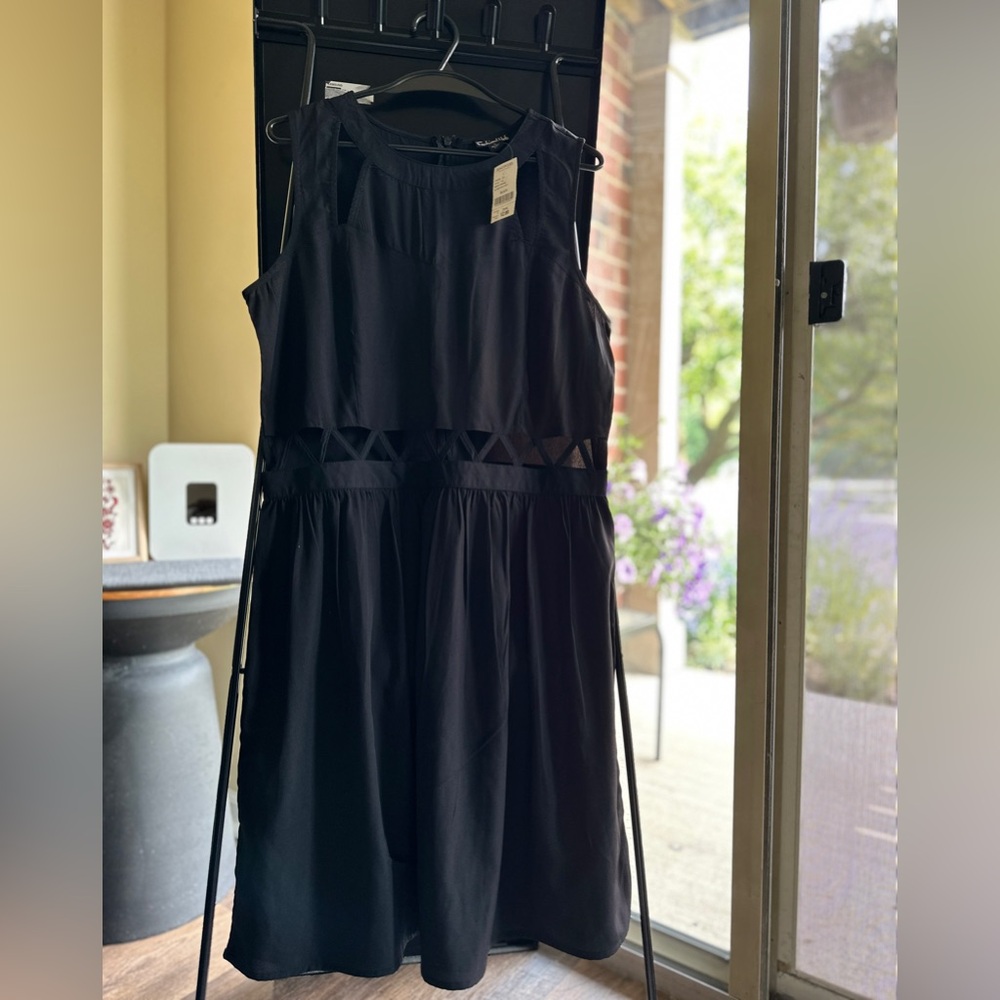 Black Embellished Midi Sundress